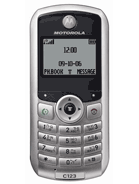 Best available price of Motorola C123 in Call